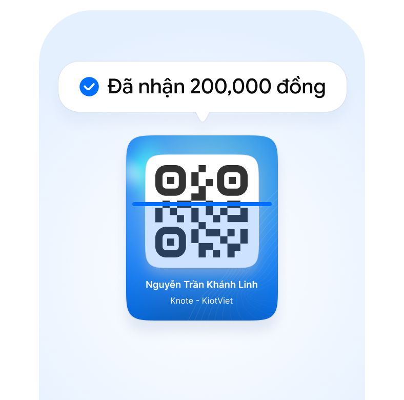 Phát loa báo tiền về trên Knote